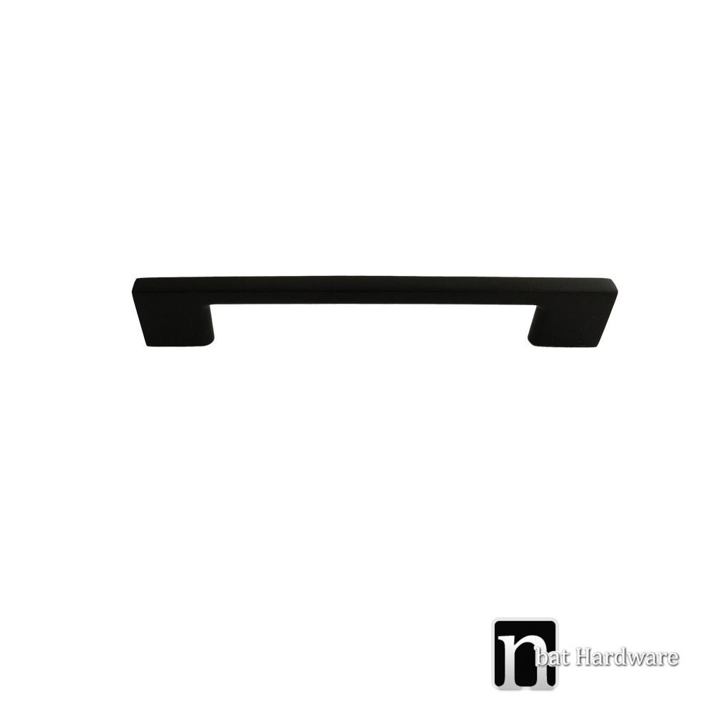 160mm matt black kitchen handles nbat hardware