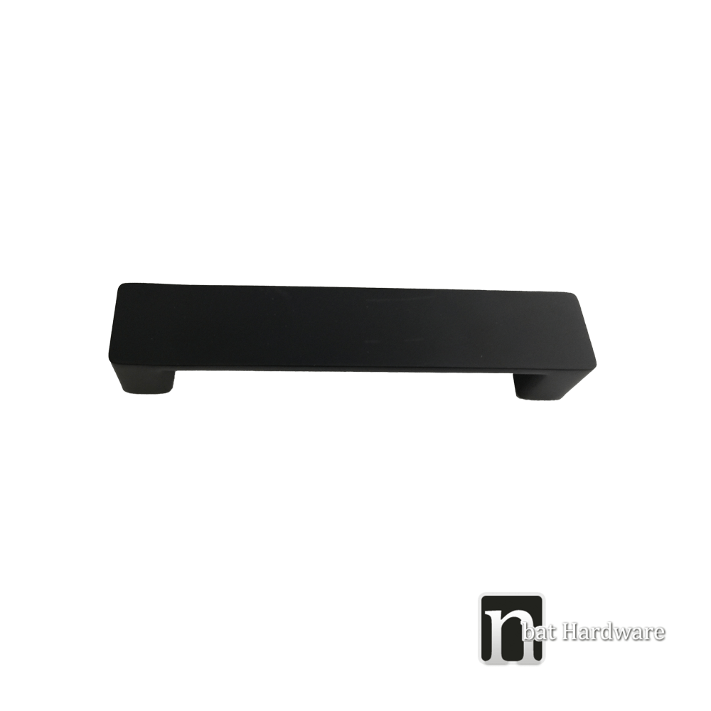 160mm Chunky Matt Black Kitchen Handle Nbat Hardware